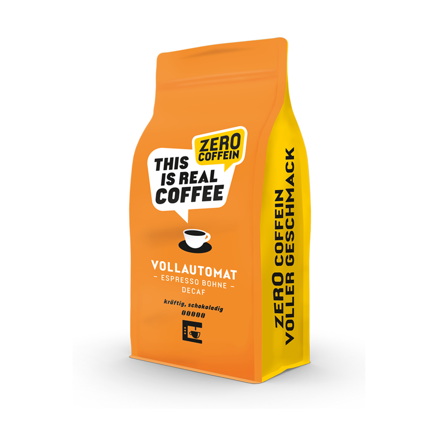 Fully automatic machine - decaffeinated coffee beans