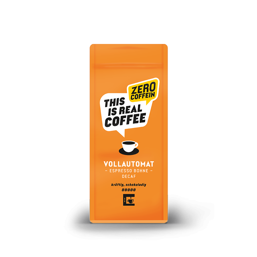 Fully automatic machine - decaffeinated coffee beans
