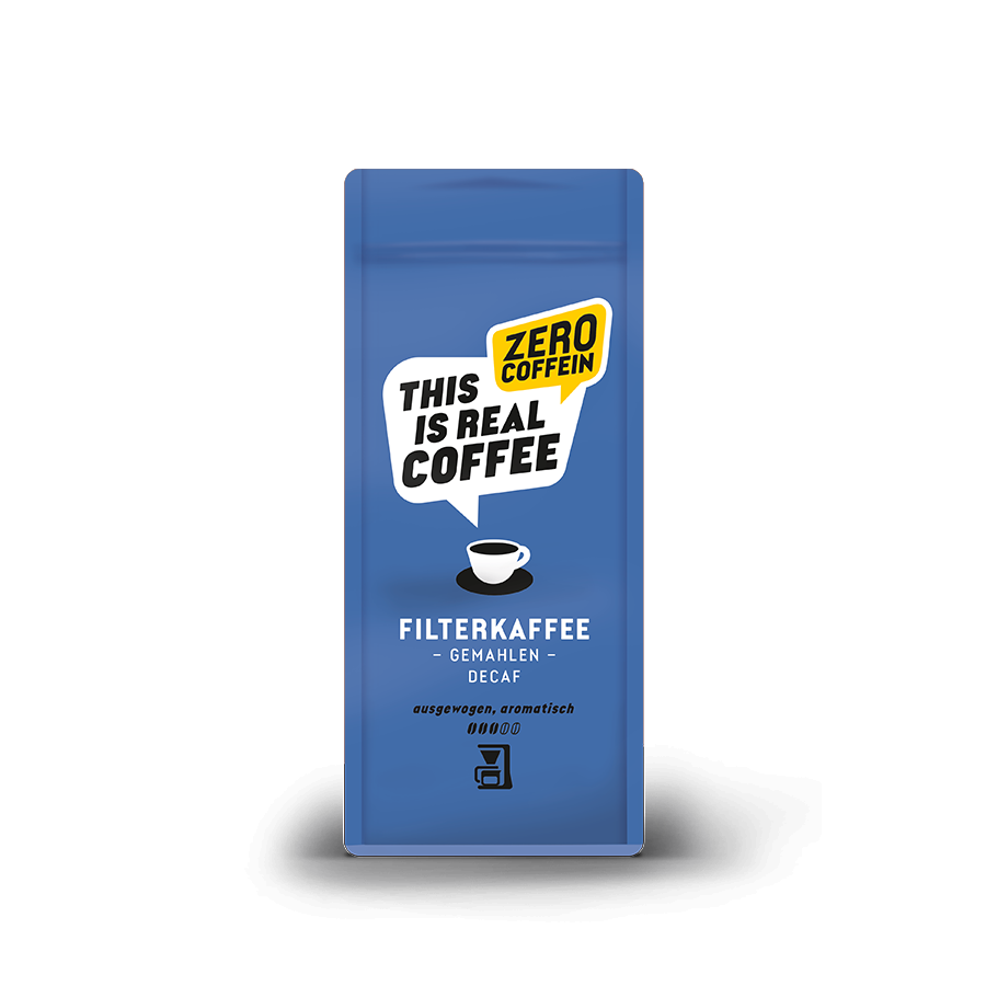 Filter coffee - decaffeinated ground coffee